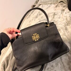 Black Leather Handbag